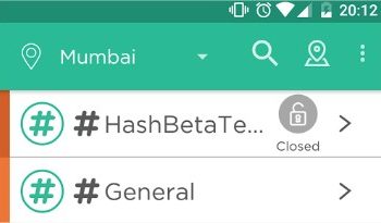 hash-local-social-network-android app